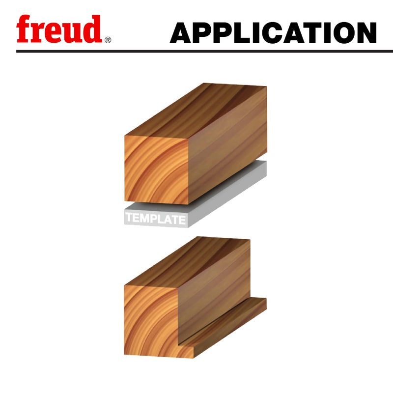 Freud 32-526: flush, 1/8",1/4",5/16",3/8",7/16",1/2" Depth Rabbeting Bit with Bearings - Image 5